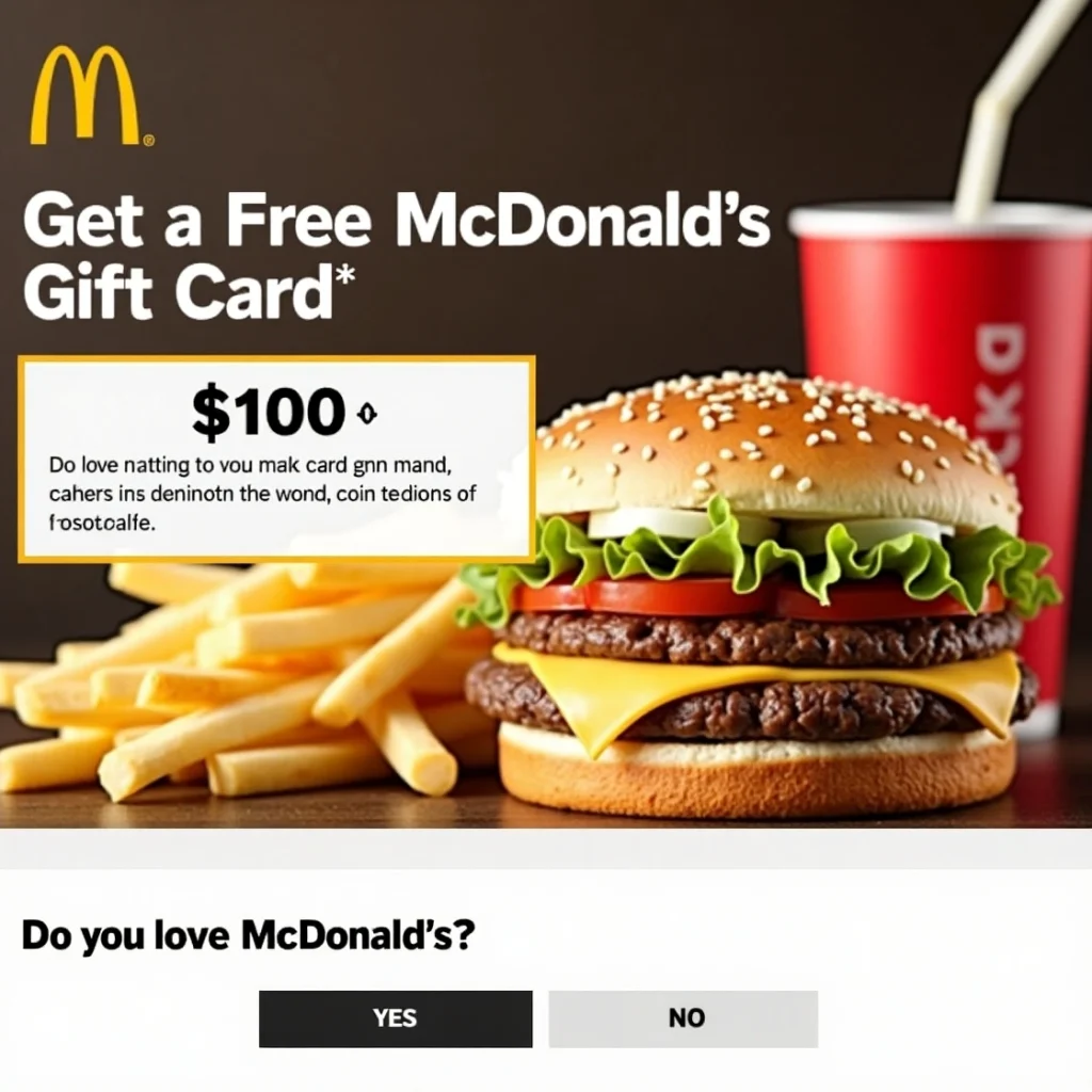 McDonald’s Gift Card Giveaway 2025 – Best Tips, Tricks & Platforms That Work