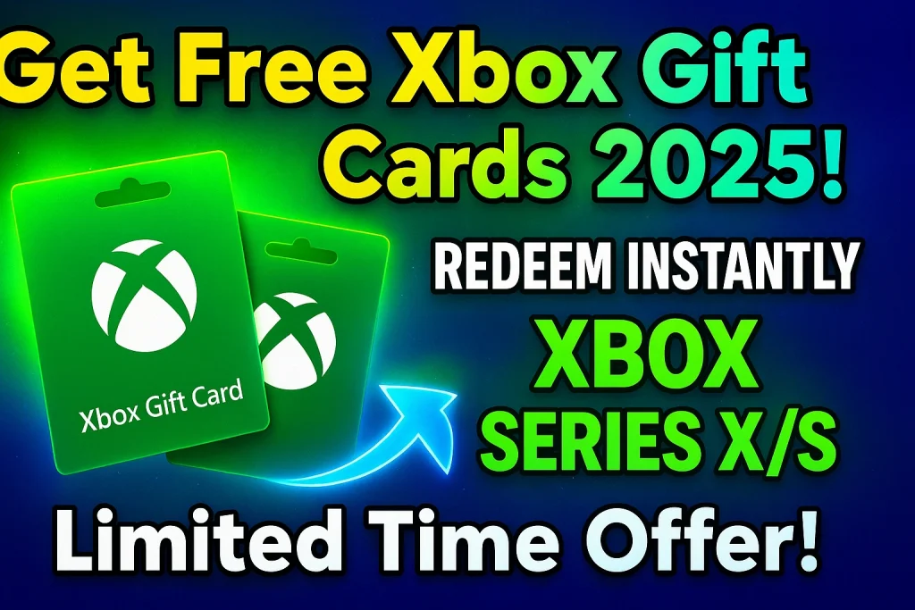 Xbox Gift Card Code 2025 – 100% Working Free Methods That Actually Work!