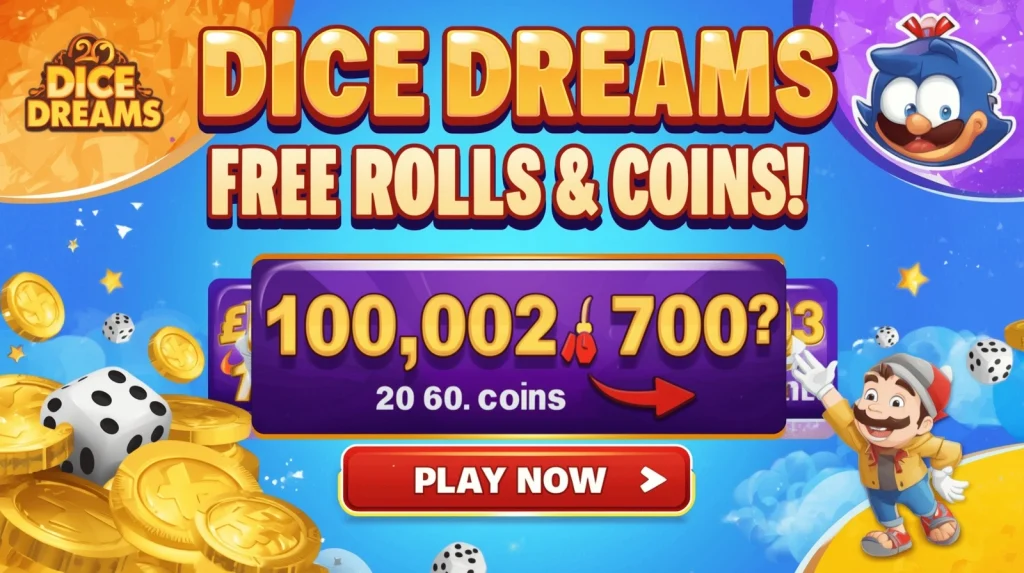 How to Get Free Rolls in Dice Dreams (2025) – 100% Working Tips
